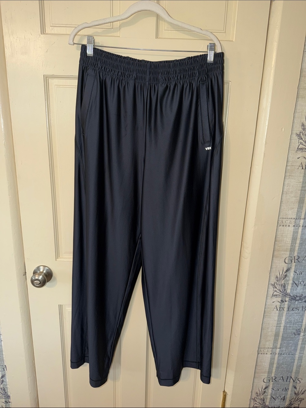 Victoria's Secret Womens Black Athletic Wide Legged